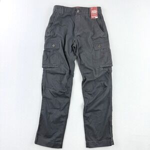 ARIZONA JEANS Cargo Pants Straight Fit Nos‎ Size 29x32 Mens Gray New